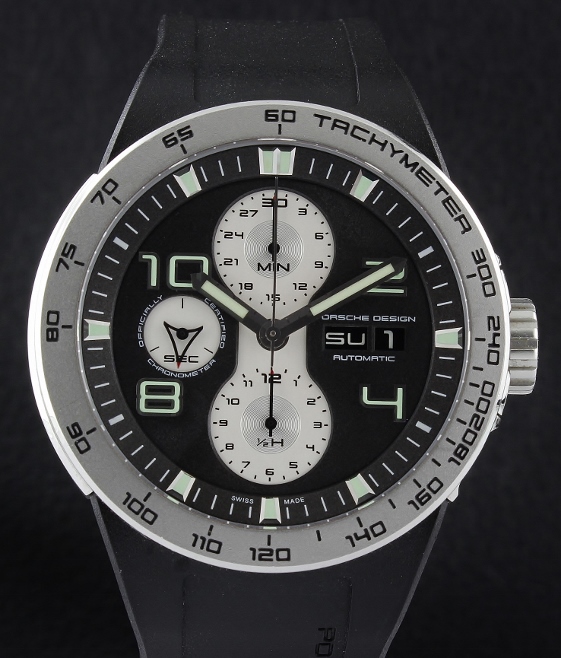 (image for) A PORSCHE DESIGN STAINLESS STEEL CHRONOGRAPH WATCH / P6340